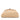 Beige Chanel Quilted Lambskin Timeless Kisslock Clutch