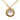 Gold Chanel Gold Plated Magnifying Glass Pendant Long Necklace