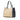 Tan Gucci Medium Canvas Horsebit 1955 Tote - Designer Revival