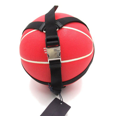 Red Prada Logo Basketball - Designer Revival