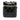 Black Chanel Quilted Patent Logo Chain Vanity Case
