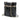 Black Chanel Quilted Patent Logo Chain Vanity Case - Designer Revival