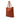 Orange Prada Vitello Daino Side Zip Shopper Tote