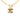 Gold Chanel CC Quilted Pendant Necklace