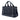 Gray Prada Studded Denim Canapa Logo Satchel