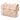 Beige Chanel Choco Bar Suede Mademoiselle Turnlock Flap Shoulder Bag