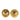 Gold Chanel Gold Plated CC Clip On Earrings