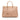 Beige Prada Large Saffiano Lux Galleria Double Zip Satchel - Designer Revival