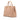 Beige Prada Large Saffiano Lux Galleria Double Zip Satchel - Designer Revival