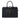 Black Saint Laurent Medium Chevron Calfskin Monogram Cabas Satchel