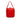 Red Bottega Veneta Nappa Intrecciato Cube Shoulder Bag