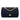 Blue Chanel Medium Classic Jersey Double Flap Shoulder Bag