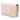 Beige Chanel Round CC Quilted Calfskin Flip Lock Wallet On Chain Crossbody Bag