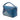 Blue LOEWE Medium Tricolor Calfskin Puzzle Satchel