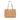 Beige Chanel Caviar Grand Shopping Tote