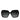 Black Gucci Interlocking G Bee Sunglasses