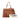 Brown Fendi Small Leather Runaway Satchel - Designer Revival