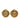 Gold Chanel Gold Plated CC Round Clip On Earrings