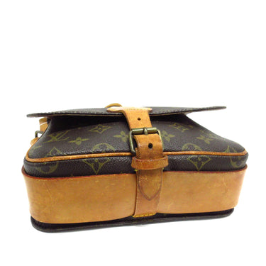 Brown Louis Vuitton Monogram Cartouchiere MM Crossbody Bag - Designer Revival