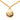 Gold Chanel CC Gold Plated Sunburst Round Pendant Necklace