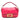 Pink Fendi Mini Zucca Embossed Leather Baguette Satchel