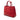 Red Prada Medium Saffiano Cuir Double Satchel
