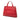 Red Gucci Small Leather Bamboo Daily Satchel