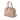 Tan Prada Small City Calf Trimmed Saffiano Top Handle Bag Satchel