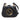 Black Gucci Textured Calfskin Blondie Card Case on Strap Crossbody Bag - Designer Revival