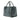 Gray Prada Small Glace Calf Twin Pocket Satchel