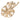 Gold Chanel Gold Plated CC Strass and Gripoix Fruit Pin Brooch