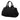 Black Prada Large Canvas Canapa Logo Tote Satchel