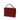 Red Saint Laurent Large Calfskin Monogram Sunset Top Handle Bag Satchel
