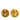 Gold Chanel Gold Plated and Silver Plated CC Round Clip On Earrings - Designer Revival