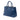 Blue Prada Medium Saffiano Lux Galleria Double Zip Satchel