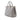 Gray Prada Large Saffiano Lux Galleria Double Zip Tote