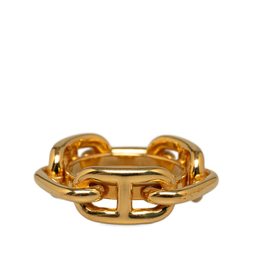 Gold Hermès Regate Scarf Ring - Designer Revival