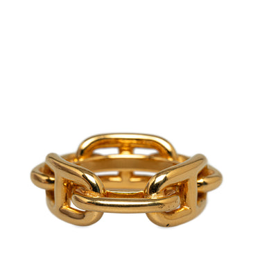 Gold Hermès Regate Scarf Ring - Designer Revival