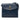 Blue Saint Laurent Embossed Leather Arabesque Crossbody