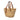 Beige LOEWE Medium Raffia Anagram Basket Tote