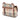 Red Burberry Baby Haymarket Check Coated Canvas and Perforated Leather Bridle Crossbody