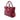 Red Gucci Guccissima Trimmed Calfskin Signoria Tote