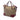 Beige Gucci Medium GG Canvas Bree Fold Over Tote Satchel