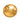 Gold Chanel CC Gold Plated Quilted Round Brooch