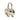 Silver Hermès Palladium Plated Elephant Cadena Lock Charm Key Chain