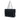 Black Prada Studded Tessuto Etiquette Tote