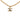 Gold Chanel Gold Plated CC Pendant Necklace