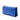 Blue Dior Metallic Patent Microcannage Diorama Wallet on Chain Crossbody Bag