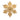 Gold Chanel CC Gold Plated Crystal Snowflake Pin Brooch