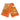 Orange Hermès Dies et Hore Silk Scarf 45 Handkerchief